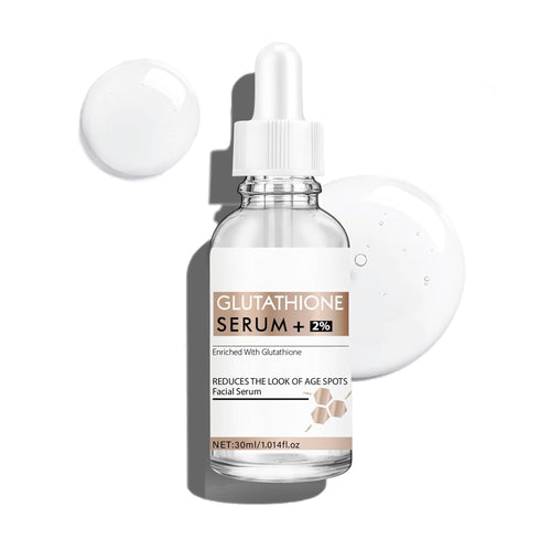 Glutathione Serum,20000ppm Glutathione and Hyaluronic Acid Korean Face Serums for Women Dark Spot Serum Improve Skin Elasticity Reduces Hyperpigmentation,Fine Lines & Wrinkles