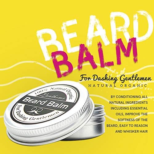 Natural Organic Beard Balm, The Best Beard Conditioner and Softer to Shape and Style of your Beard, For Dashing Gentlemen