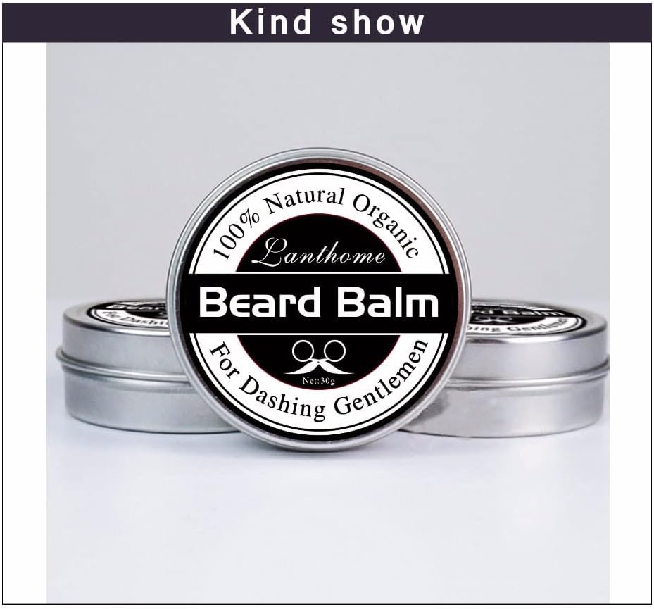 Natural Organic Beard Balm, The Best Beard Conditioner and Softer to Shape and Style of your Beard, For Dashing Gentlemen