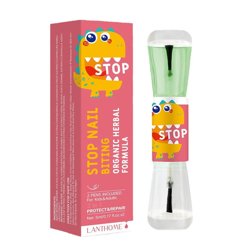No Bite Nail Polish - Stop Biting, Easy Application - Bitter Taste, Natural Plant Extract
