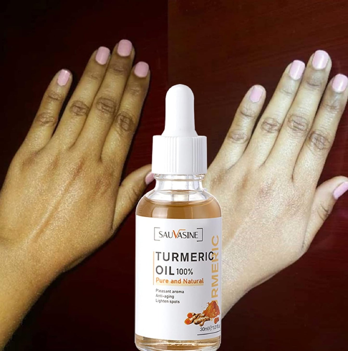 Lanthome Turmeric Oil for Dark Spot on Face, Turmeric Face Oil for Moisturizing, Rejuvenating,Soothing, Anti-Aging Repair Skin 30mL