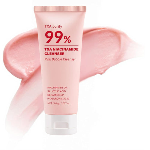 Niacinamide Deep Cleansing Facial Wash- Pore Refining, Moisturizing Face Cleanser, Makeup & Sunscreen Remover, No Dryness, For All Skin Types (1PC)