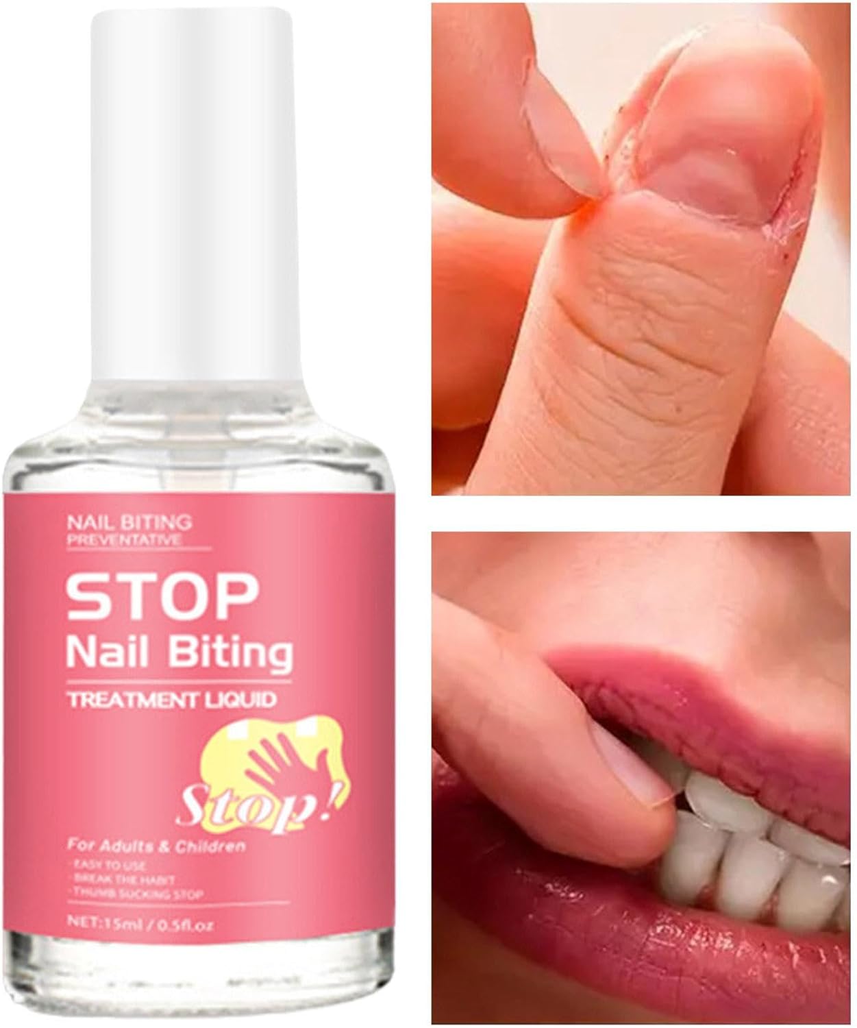 Nail Biting Prevention - Thumb Sucking Nail Polish Bitter Nail Polish | Finger Sucking Prevention, Stop Nail Biting, Kids Anti Nail Biting for Children