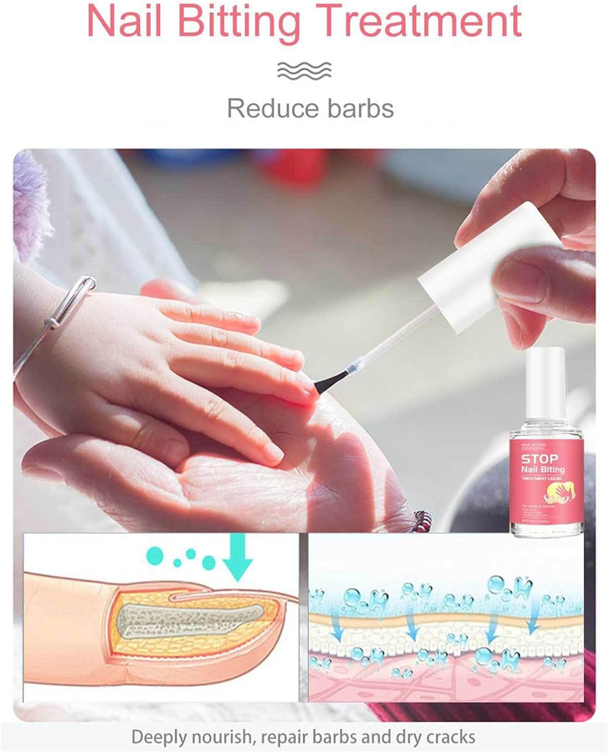 Nail Biting Prevention - Thumb Sucking Nail Polish Bitter Nail Polish | Finger Sucking Prevention, Stop Nail Biting, Kids Anti Nail Biting for Children