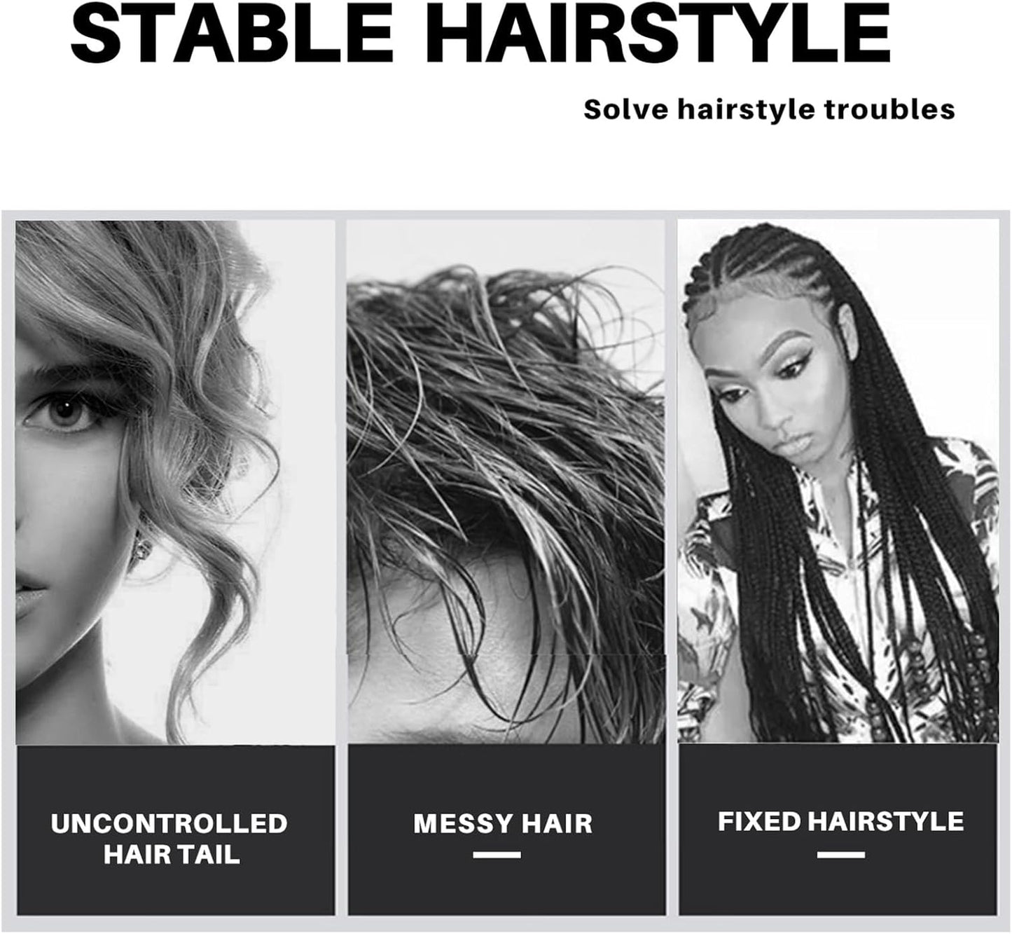 Hair Wax Stick Styling Wax for Smooth Wigs Slick Stick for Hair Styling Hair Pomade Stick Artifacts for Women