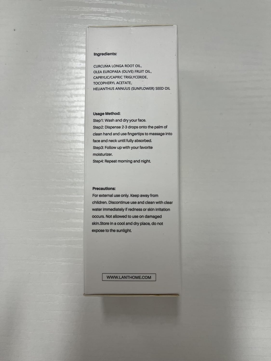 Lanthome Turmeric Oil for Dark Spot on Face, Turmeric Face Oil for Moisturizing, Rejuvenating,Soothing, Anti-Aging Repair Skin 30mL