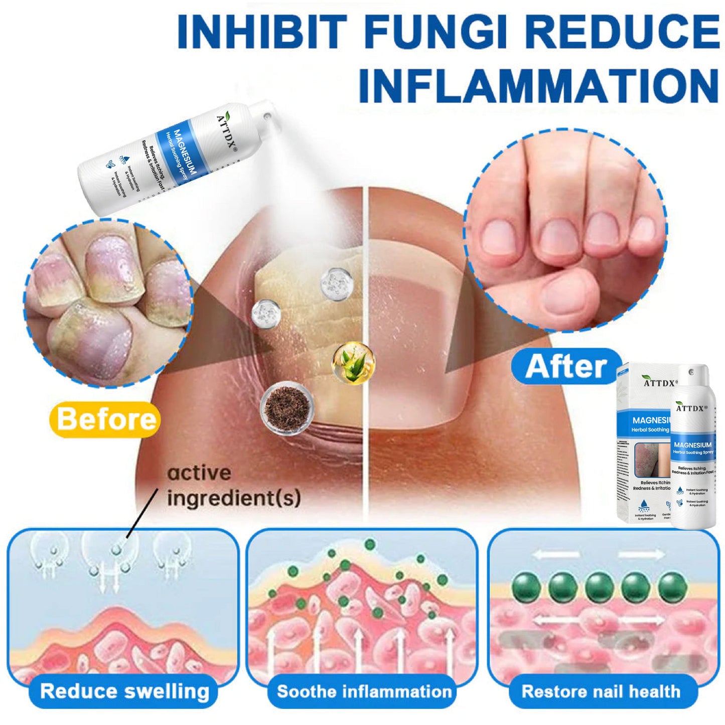 Magnesium Herbal Soothing Spray