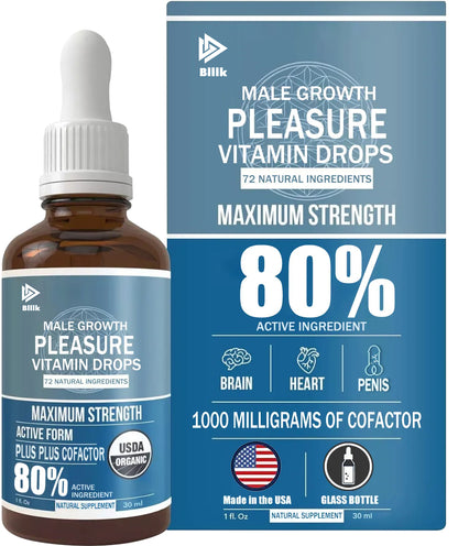 [🔥Last day:80% off]Blllk Man Energy Pleasure vitamin drops [🚀Discreet Shipping + 180-Day Guarantee🚀]