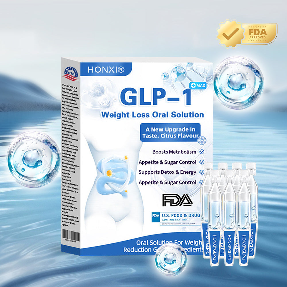 ❤️Honxi@ GLP-1Max Weight Loss Oral Solution — Easily manage weight, support cardiovascular health, lower blood sugar and blood lipids, improve sleep and breathing, and protect joint health🚀