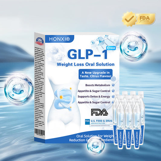 ❤️Honxi@ GLP-1Max Weight Loss Oral Solution — Easily manage weight, support cardiovascular health, lower blood sugar and blood lipids, improve sleep and breathing, and protect joint health🚀