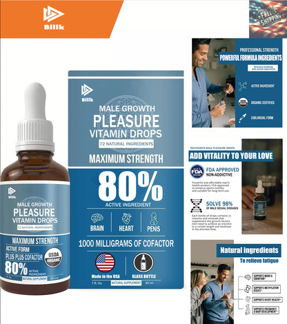 [🔥Last day:80% off]Blllk Man Energy Pleasure vitamin drops [🚀Discreet Shipping + 180-Day Guarantee🚀]