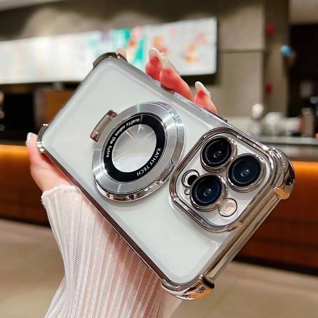 🔥Airbag Four Corners Anti-Drop Magnetic Bracket Case Cover for iPhone📱