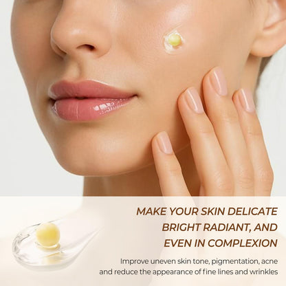Deep Vitamin C Golden Capsule Hydrating Face Moisturizer, Antioxidant Protection, Lightweight Daily Skincare