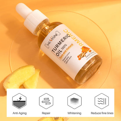Lanthome Turmeric Oil for Dark Spot on Face, Turmeric Face Oil for Moisturizing, Rejuvenating,Soothing, Anti-Aging Repair Skin 30mL