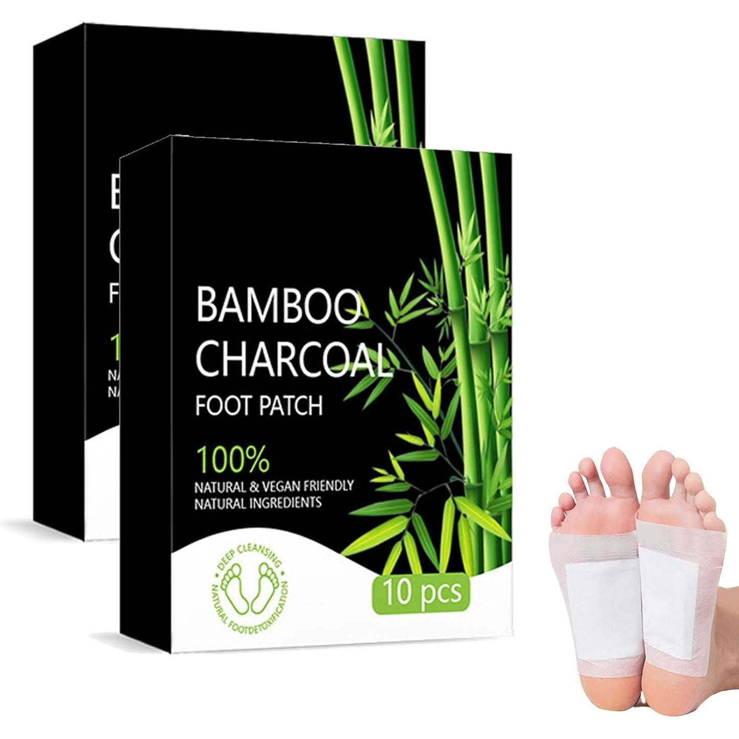 20pcs Foot Pads- Deep Cleansing Foot Patches - Rosemary, Bamboo Vinegar, Ginger Cleaning Pads fo Feet - Feet Care Patch