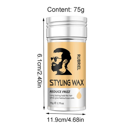 Hair Wax Stick, Hair Styling Wax Stick, Styling Wax for Smooth Wigs, Slick Stick for Hair Non-greasy Styling Hair Pomade, Washable Treatment with All Day Hold (2pcs)