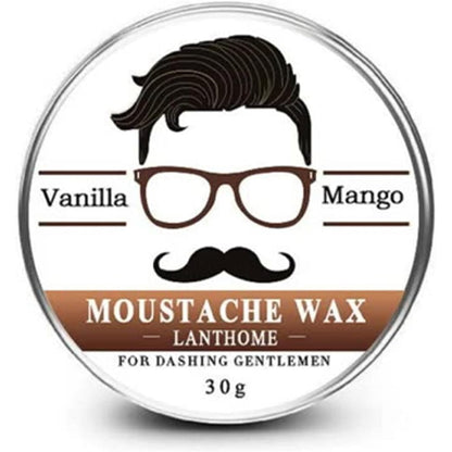 Beard and Mustache Wax 30g, Balm for Beard and Shaping Facial Hair with Coconut Oil Natural Conditioner Wax