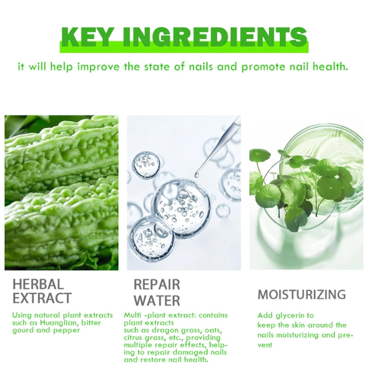 No Bite Nail Polish - Stop Biting, Easy Application - Bitter Taste, Natural Plant Extract