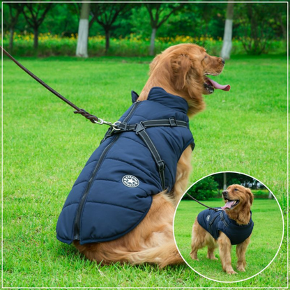 PawbibiTM - Waterproof Winter Jacket with Built-in Harness