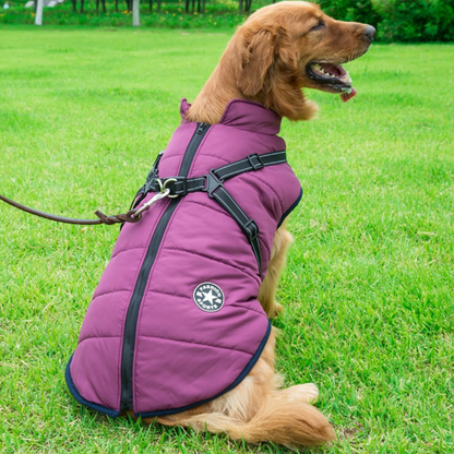 PawbibiTM - Waterproof Winter Jacket with Built-in Harness