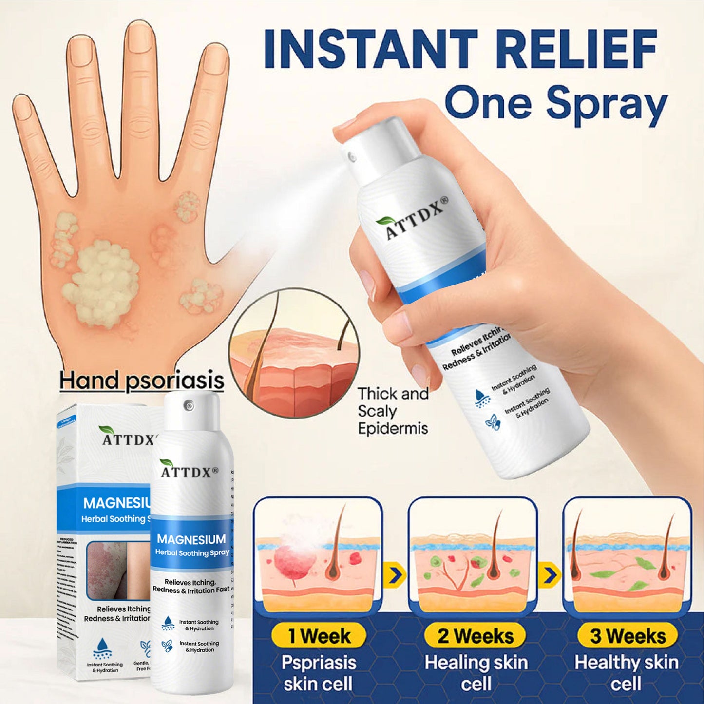 Magnesium Herbal Soothing Spray