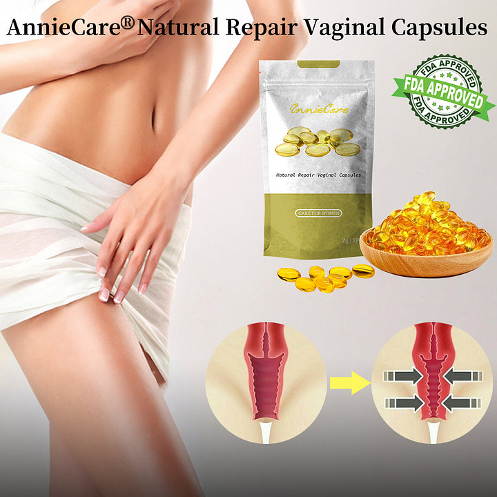 AnnieCare Instant Itching Stopper & Natural Detox & Firming Repair & Pink and Tender Natural Capsules
