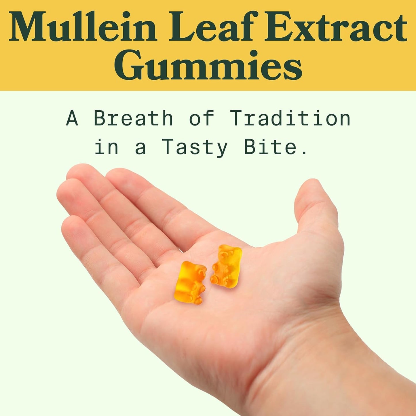 🔥Last Day Promotion 49% OFF🔥Mullein Gummies | Lung Health & Sinus Relief (30 Day Supply)